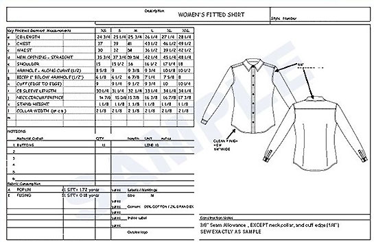 pattern-technologist-technical-pack technicall details for manufacturing
